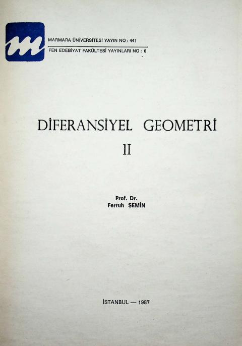 Diferansiyel Geometri II